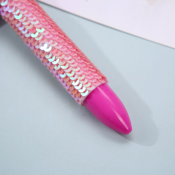 12798127726_990639907 Wholesale Sequin Multicolor Rainbow Ballpoint Pen