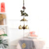 Wholesale Mascot Beckoning Cat Gossip Metal Wind Chimes