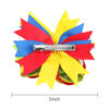 Wholesale 5 Inch Rib Cloth Multi Layer Pencil Tip Kids Bow Hair Clips