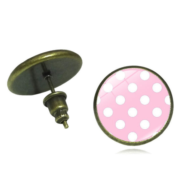 Wholesale Round Wave Point Alloy Earrings