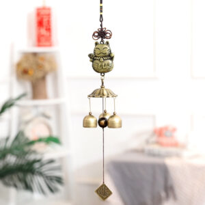 Lucky Cat three iron bells