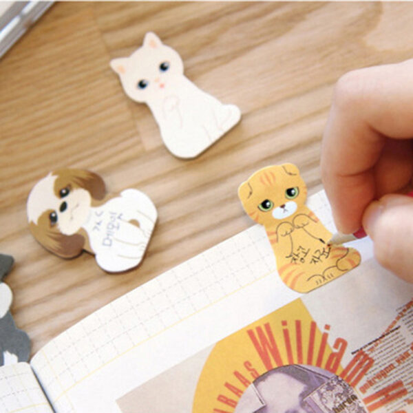 Wholesale Paper Carton Cute Carton Cat Note Book Note Sticker