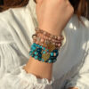 Wholesale Crystal Candy String Beads Multilayer Bracelet