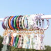 Wholesale PU Tassel Pendant Bracelet Key Chain
