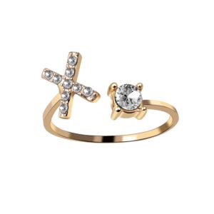 Letter X / Gold (all size adjustable)