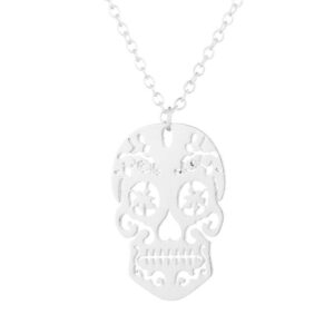 Silver Skull Necklace