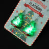 Wholesale LED Light Glow Christmas Plastic Earrings