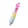 Wholesale Flamingo Plush Decorative Colorful Ballpoint Pens