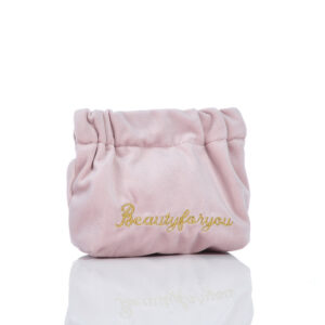 ZP021 velvet clip bag pink