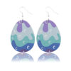 Wholesale Easter Egg Bunny Leather Earrings