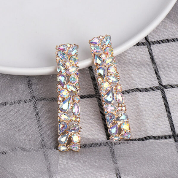 Wholesale Diamond Inlaid Alloy Earrings