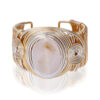 Wholesale Vintage Large Gemstone Bracelet Metal Wire Open Bracelet