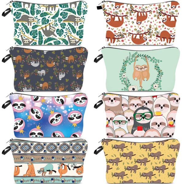 Wholesale Polyester Sloth Printing Storage Bag
