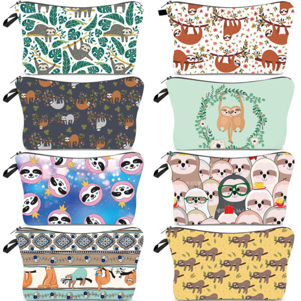 Wholesale Polyester Sloth Printing Storage Bag