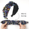 Wholesale Sequins Tied with Fish Scales, Colorful Wide Brimmed Hair Bands