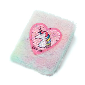 Colorful heart sequins Unicorn