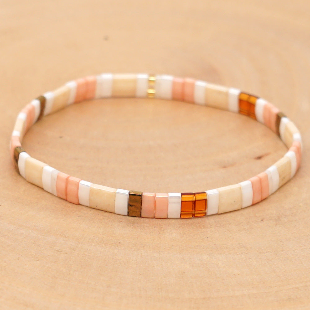 Wholesale Bohemian Ethnic Glass Bracelet