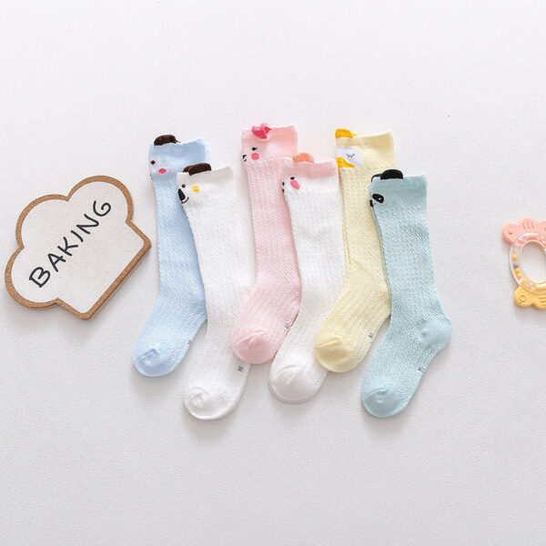Wholesale Children Cotton Summer Mesh Socks Thin Mosquito Socks
