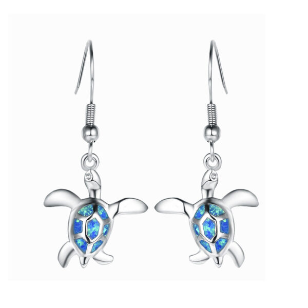 Wholesale Turtle 5 Color Alloy Earrings