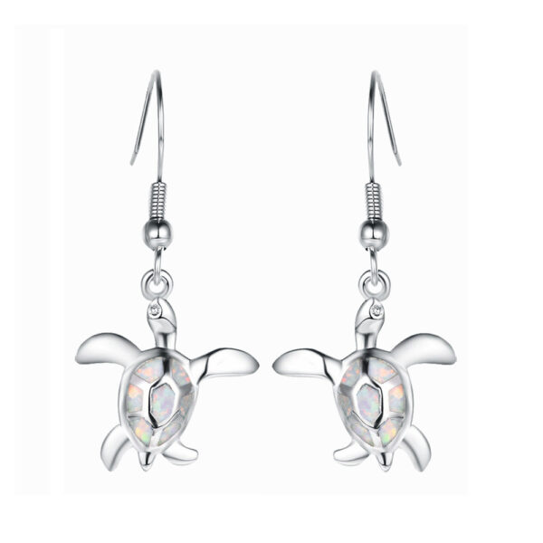 Wholesale Turtle 5 Color Alloy Earrings