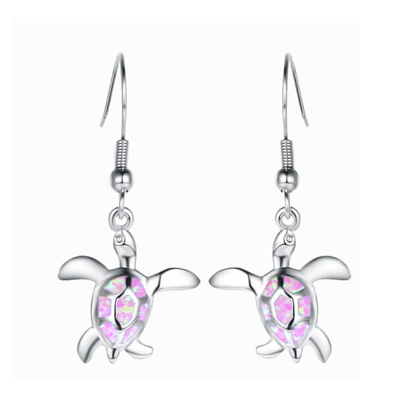 Wholesale Turtle 5 Color Alloy Earrings