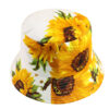 13317218623_1607986714 Wholesale Polyester Sunflower Print Reversible Bucket Hat