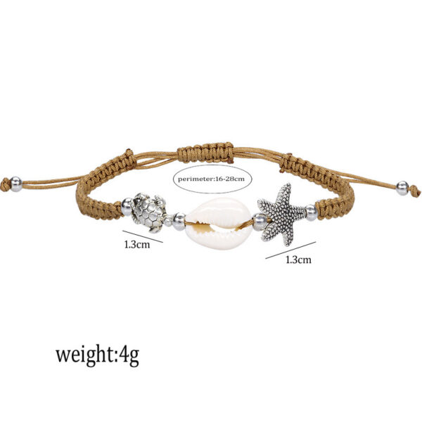 Wholesale Starfish Shell Thread Bracelet