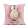 Wholesale Easter Truck Egg Bunny Print Linen Throw Pillow Cover
