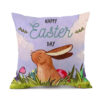 Wholesale Easter Truck Egg Bunny Print Linen Throw Pillow Cover