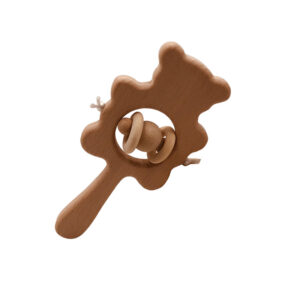 C1034 Polar Bear Rattle (Big Bead Ring)