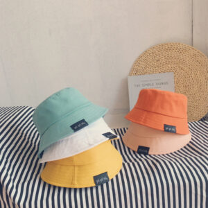 Wholesale Embroidery Label Cotton Kids Bucket Hat