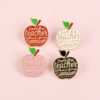 Wholesale Four Color Apple Enamel Alloy Brooch