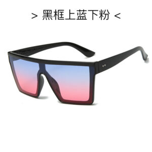 Figure / Black frame top blue powder