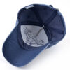 Wholesale Distressed Washed Denim Bullhead Baseball Cap