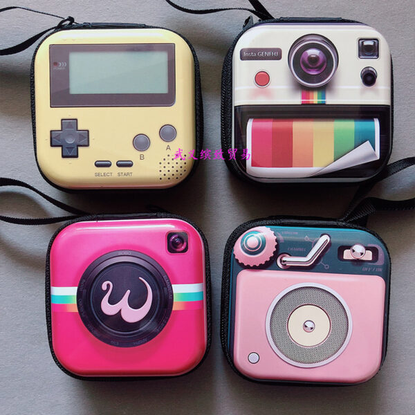 Wholesale Vintage Record Tape Tinplate Earphone Case