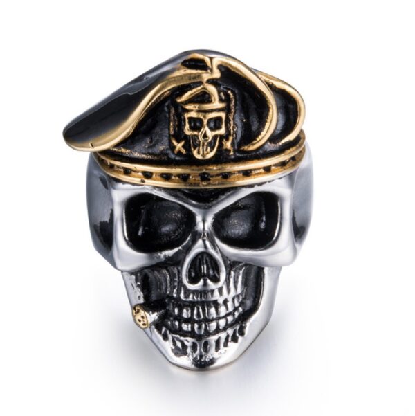 13858273470_681003748-1 Wholesale Gothic Skeleton Stainless Steel Men's Rings