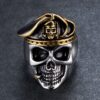 13858285023_681003748 Wholesale Gothic Skeleton Stainless Steel Men's Rings