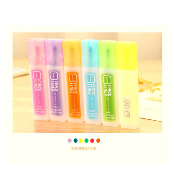 Wholesale Large Capacity Highlighter Plastic Ballpoint Pen