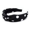 13873809822_725765491 Wholesale Knotted Polka Dot Wide Fabric Headband