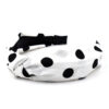 13873815757_725765491 Wholesale Knotted Polka Dot Wide Fabric Headband