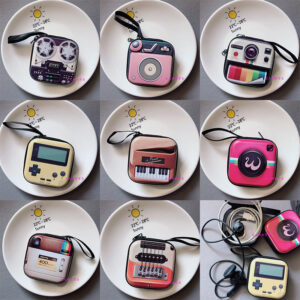 Wholesale Vintage Record Tape Tinplate Earphone Case