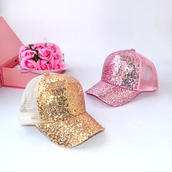 Wholesale Cotton Sequin Baseball Caps