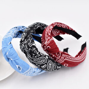 13910548302_725765491 Wholesale Knitted Retro Baroque Cashew Flower Fabric Headband