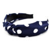 13958366446_725765491 Wholesale Knotted Polka Dot Wide Fabric Headband