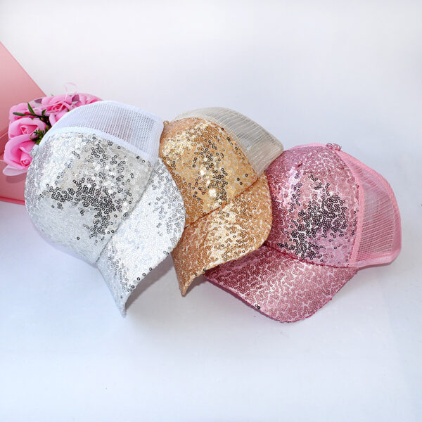 Wholesale Cotton Sequin Baseball Caps