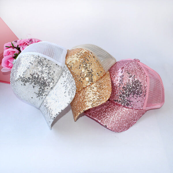 Wholesale Cotton Sequin Baseball Caps