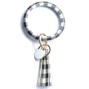 Black and white plaid