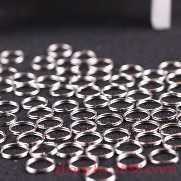 Wholesale Metal 10-15MM Keyrings 100pcs