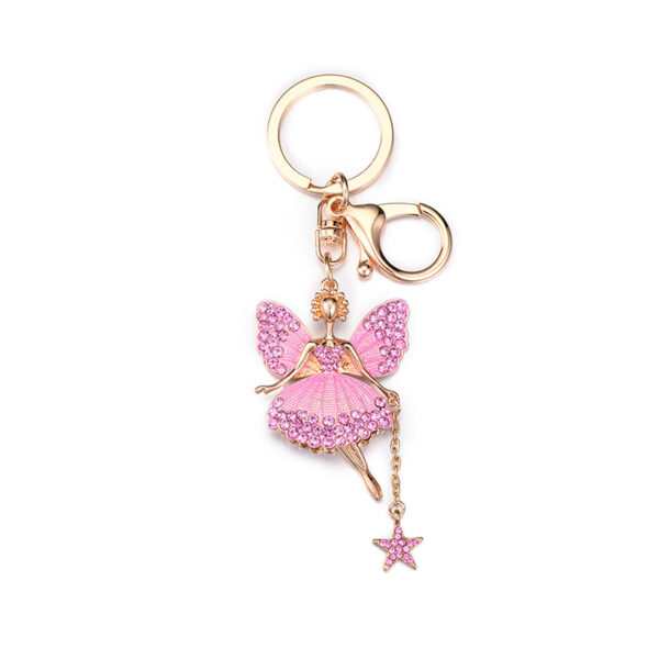 14007540600_1747968742 Wholesale Water Diamond Butterfly Fairy Metal Keychains