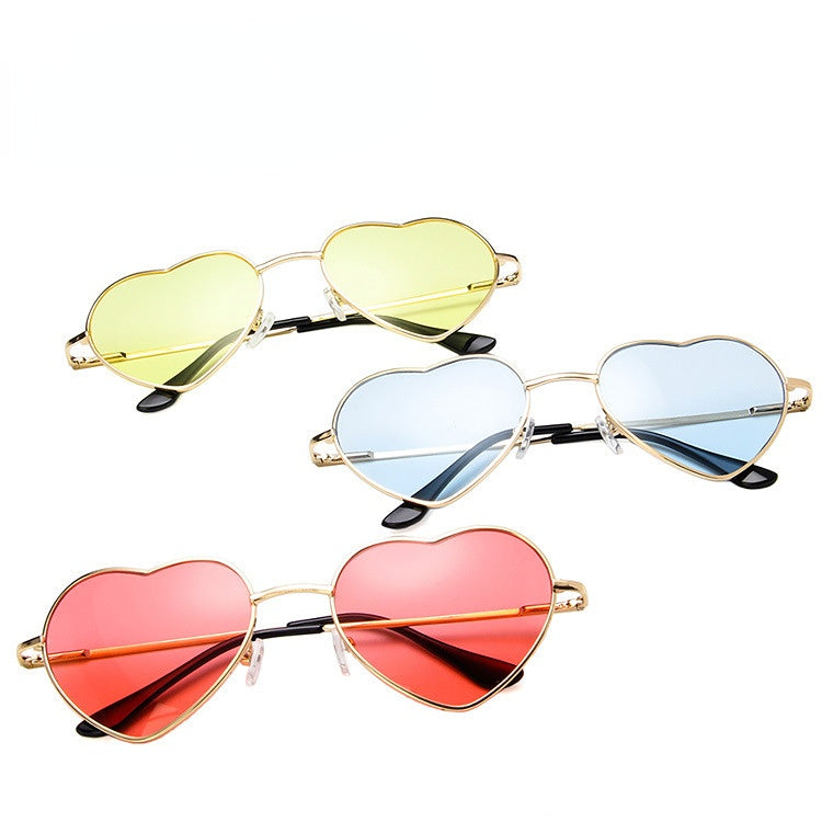 Wholesale Metal Heart Sunglasses AC
